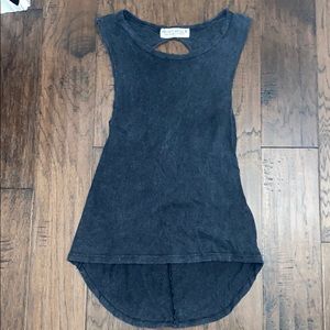 Muscle Cut/Open Back Tank